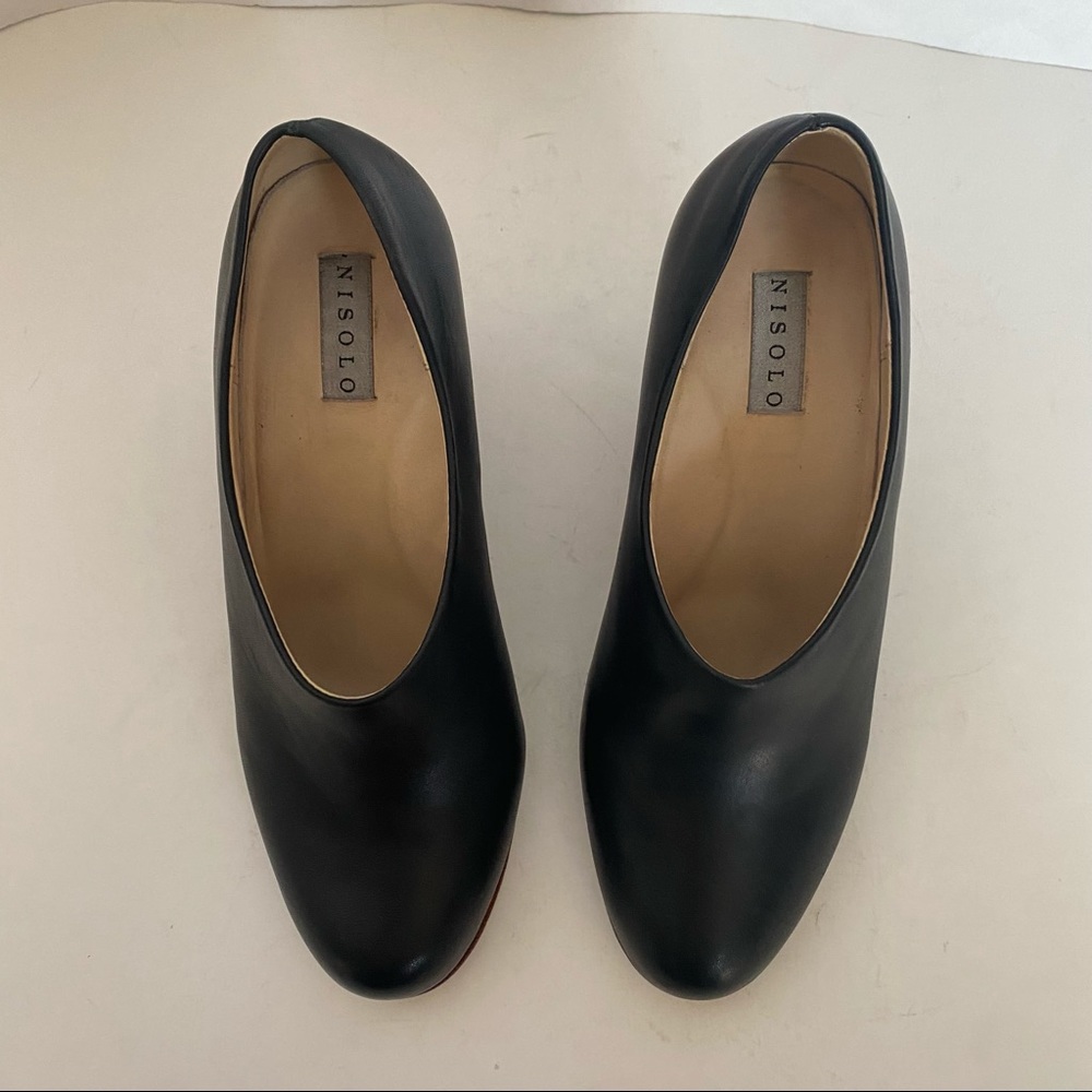 NISOLO Noir Austin Heel Size 7.5 - Picture 4 of 7
